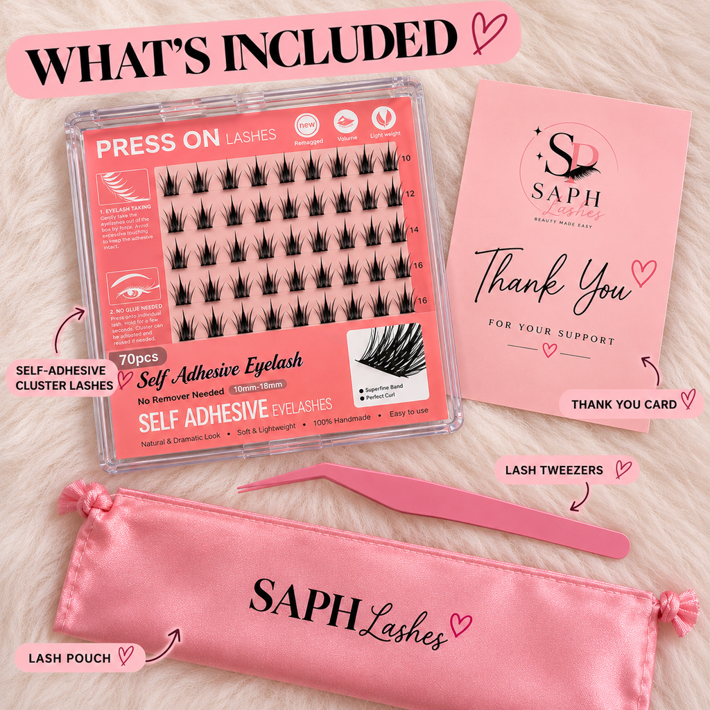Press on/Self-Adhesive Cluster Lashes